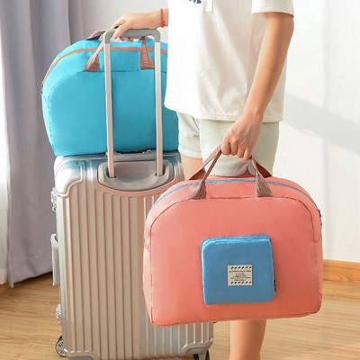 세븐물 파스텔 휴대용 여행 보조가방