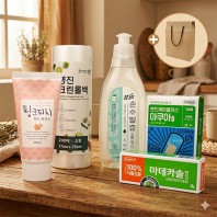 참그린 주방세제 마데카솔연고 주방구급 5종세트