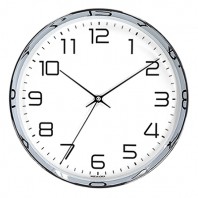 크롬심플원형벽시계 SI280C