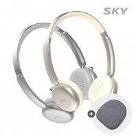 스카이 핏 에어 HA1 ANC 노이즈캔슬링 블루투스 6.0 무선 헤드셋+파우치 세트