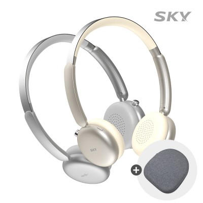 스카이 핏 에어 HA1 ANC 노이즈캔슬링 블루투스 6.0 무선 헤드셋+파우치 세트