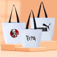 친환경 리유저블 백 R-PET 고품질 중형 45X38X15cm // 주문제작가능