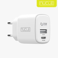 뉴클 PD 25W 2포트 가정용 충전기 (케이블미포함)