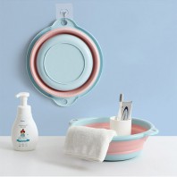 제이엘 심플 실리콘 접이식 세수대야 다라이 중형