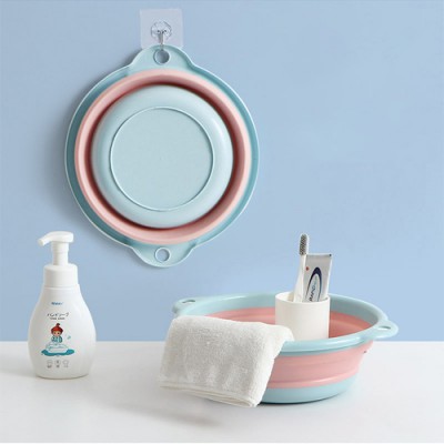 제이엘 심플 실리콘 접이식 세수대야 다라이 중형