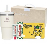 여행고급3종세트A(스탠리퀜처414ml+유시몰치약40g+카카오휴대용미용티슈50매)