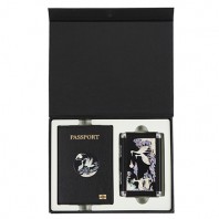 송학나전가죽여권지갑+십장생나전손톱깍이2종세트