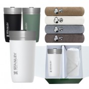 스탠리 고 진공 텀블러 화이트 송월 스누피 리버 선물세트