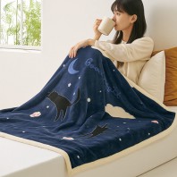 포근해 패턴 무릎담요 극세사담요 K2621