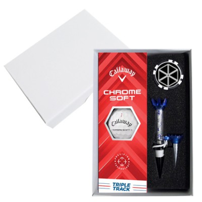 캘러웨이 크롬 TT 3구 볼마커칩 자석티 고급 싸바리케이스