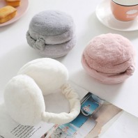 라떼폼 접이식 방한 털 귀마개