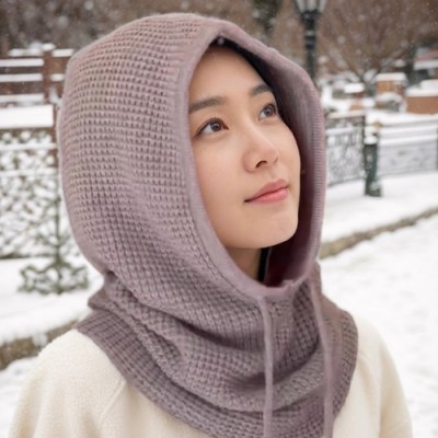 로페리아 여성용 소프트 후드티 바라클라바 후드 모자(0216870)