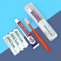 크리오 고급형 치약칫솔세트 밀리 일회용치실 세트 휴대용 양치세트