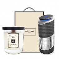 시즈넬 선물세트 캔들220g+공기청정기