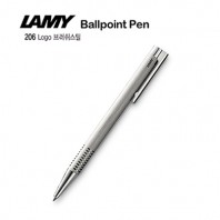 [라미] 로고 브러쉬스틸 볼펜 (206)