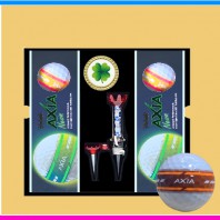 볼빅 엑시아 네온 골프공 6구 볼마커 자석티세트 (3pc) 볼빅 네온 야광 골프공  볼빅 엑시아 골프공