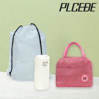 플씨드 사계절 3종 EVA파우치 C세트 (클래식 포켓 판다 보온보냉백+고리형 캐릭터 핸드타월)