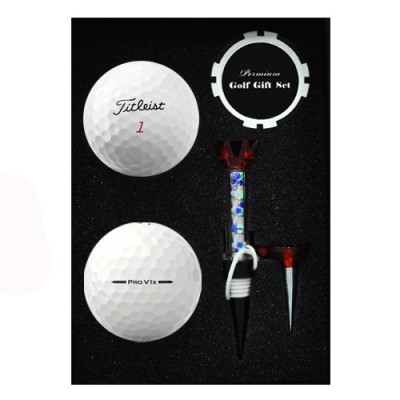 타이틀리스트 PRO V1x 2구 볼마커 칩 자석티세트
