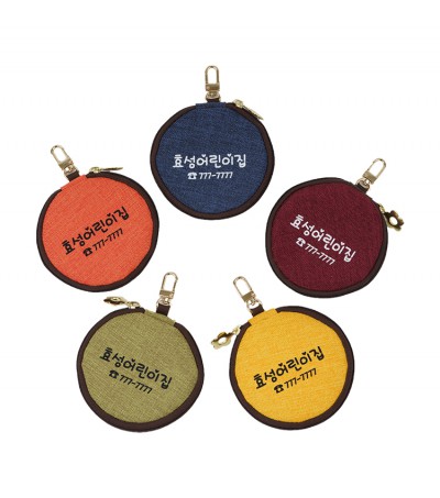 유아가방 유치원가방 원형 파우치