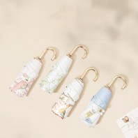 로페리아 금색고리 손잡이 휴대용 양산(0189880)