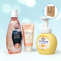 LG생활건강 핑크솔트 가글 아이깨끗해 3종세트