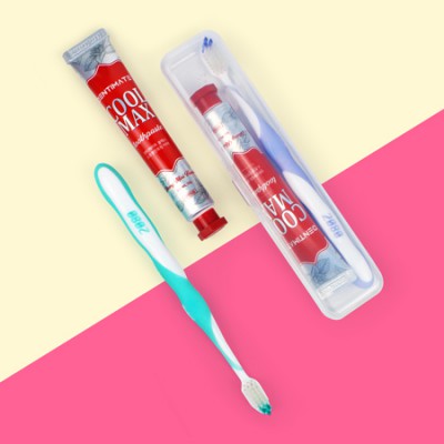 2080 칫솔 크리오 치약 치약칫솔세트 휴대용케이스