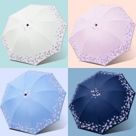 벨솔라 플로럴 UV차단 3단 수동우산