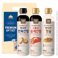 전복간장 홍게간장 맛술 3종선물세트