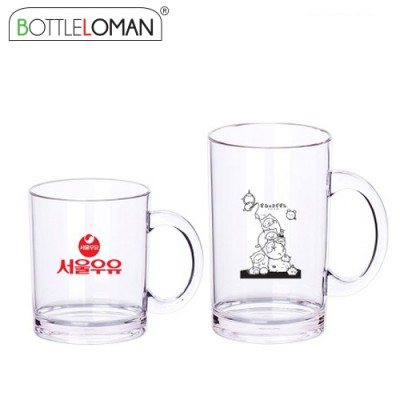 [보틀로만] 리유저블 와이키키 손잡이 머그컵 355,500ml