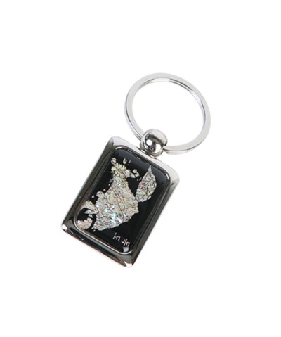 사각열쇠고리-독도