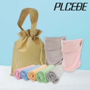 플씨드 여름 3종 복주머니 파우치 E세트 (귀걸이 쿨마스크+뱀부얀 쿨타올)