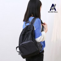 세븐몰 단색 여행 배낭 휴대용 백팩