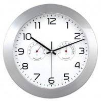 337 온습도크롬모던벽시계