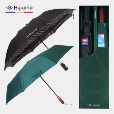 협립 2단 커넥션 보다 자동우산 +협립 3단60엔티크 고밀도 완전자동우산-세트