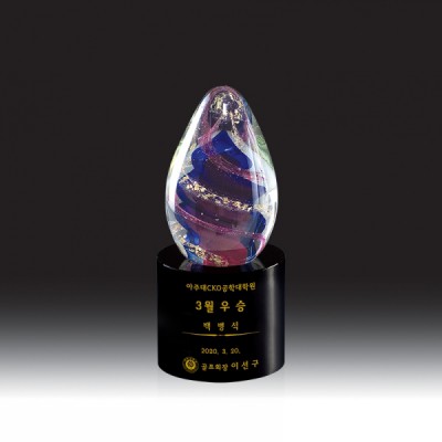 1969 크리스탈 골프 트로피 (90*205*90mm)