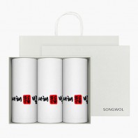 [송월타올] 새해복도장 3p 선물세트(쇼핑백)