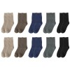 따따시 겨울 남성 기모 양말 10종세트 K2592