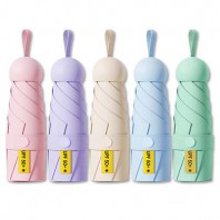 초경량 동글손잡이캡슐 5단암막양우산UPF50+