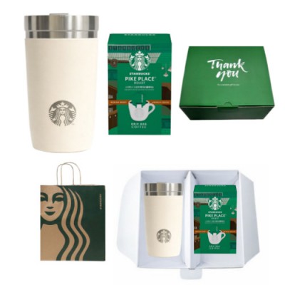 스타벅스 SS 스탠리 크림 아이슬란드 텀블러 473ml 스타벅스 드립커피 선물세트