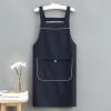 제이엘 지퍼포켓 H형 뒷매듭 앞치마