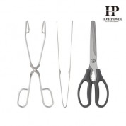 [홈파워] 키친툴 3P 세트 (가위형집게+핀셋집게+주방가위)