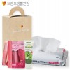 브생건683호 3종세트(카밀 핸드크림+멘소래담 립아이스 매직컬러 립밤+크리넥스 안심99.9% 항균물티슈)