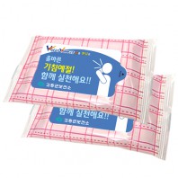 체크핑크 물티슈 (10/15/20매)