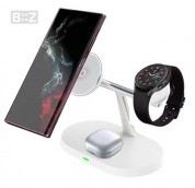 비즈 W310 3in1 맥세이프 고속 무선충전기 삼성갤럭시 워치 버즈