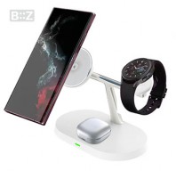 비즈 W310 3in1 맥세이프 고속 무선충전기 삼성갤럭시 워치 버즈