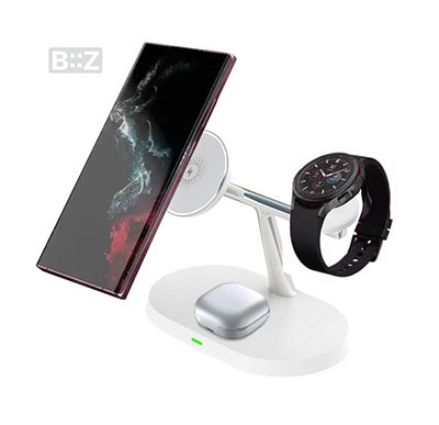비즈 W310 3in1 맥세이프 고속 무선충전기 삼성갤럭시 워치 버즈