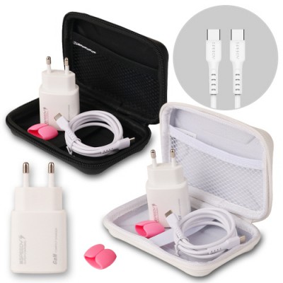 에버센스 C타입 전용 고속충전기 파우치 세트