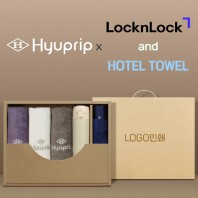 협립3단모던완전자동우산 +협립호텔코마170타월3P+락앤락슬림핏원터치텀블러