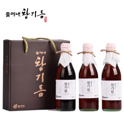 25추석 들메내 참기름 행복가득 단3호 선물세트