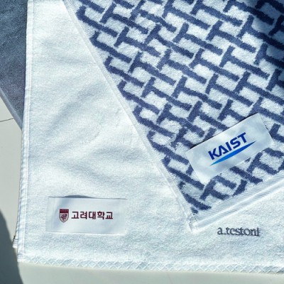 아테스토니 뱀부사 라인 타올 2매세트 180g